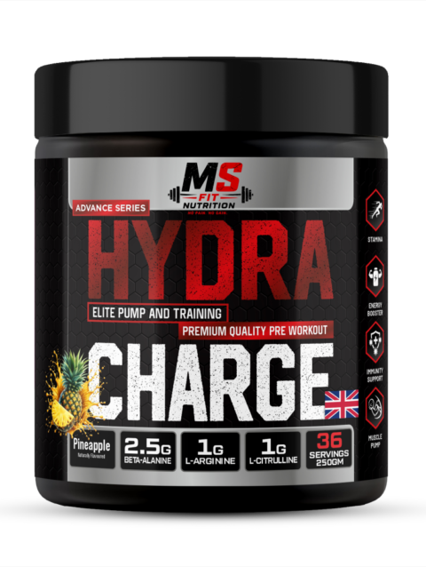 MS Fit Nutrition Hydra Charge Pre-Workout – 250g | 36 Servings